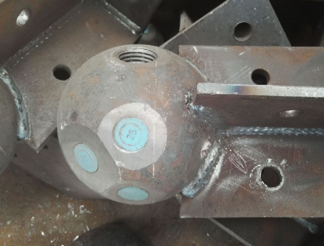 呼伦贝尔螺栓球球塞，网架配件