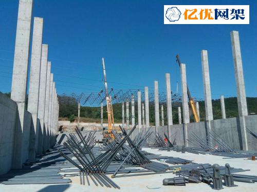 呼伦贝尔料棚网架设计